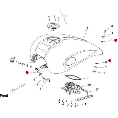 Flange Bushing by Polaris 5412480 Fuel System Hardware