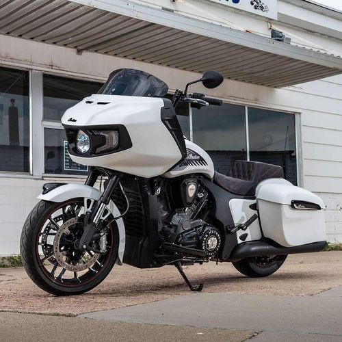 Klock Werks Kustom Cycles Windshield Flare Windshield for 2020 Indian Challenger by Klock Werks