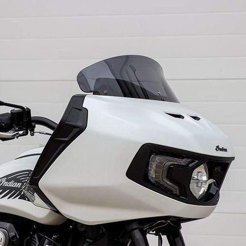 Klock Werks Kustom Cycles Windshield 8" / Dark Smoke Flare Windshield for 2020 Indian Challenger by Klock Werks 2312-0506