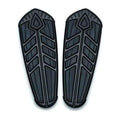 Spear Style Floorboard Inserts Black for Indian by Kuryakyn