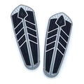 Spear Style Floorboard Inserts Chrome for Indian by Kuryakyn