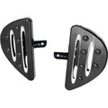 Floorboard Set / Footpegs Deep Cut Contrast Cut Black by Witchdoctors