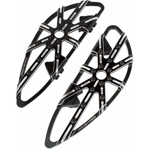 Floorboards 10 Gauge Black by Arlen Ness p-3014 Floorboards