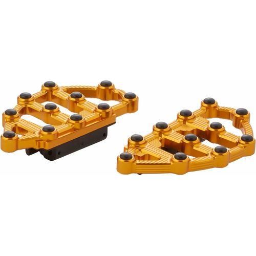 Floorboards Passenger MX Gold by Arlen Ness p-3030 Floorboards