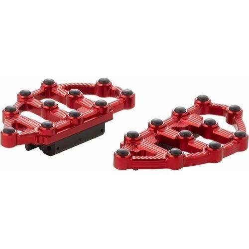 Floorboards Passenger MX Red by Arlen Ness p-3032 Floorboards