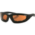 Western Powersports Sunglasses Foamerz Sunglasses 2 Black W/Amber Lens by Bobster ES214A