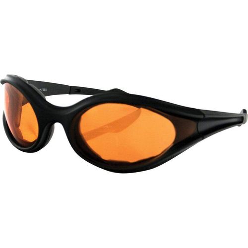 Western Powersports Sunglasses Foamerz Sunglasses Black W/Amber Lens by Bobster ES114A