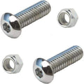 Footpeg Bolt Kit Chrome by Witchdoctors