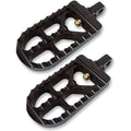 Footpegs Adjustable Serrated Black by Joker Machine