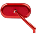 Forged Oval Mirror RIGHT - Red by Arlen Ness