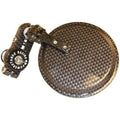 Franco Round Bar End Mirror Carbon Look by PSR