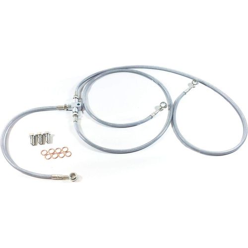 Front Brake Line Stainless Steel 3 Line Kit by Galfer FK003D547-3 Brake Line