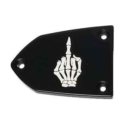 Front Brake Master Cylinder Cover Middle Finger Style by Witchdoctors MCC-MF Reservoir Cover