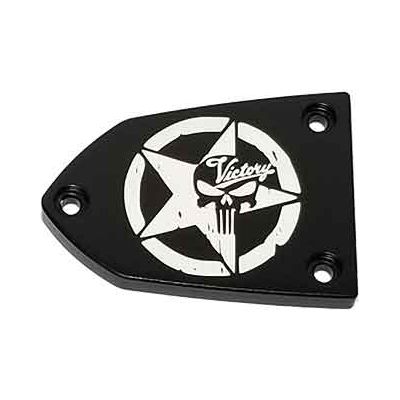 Taylor Specialties Reservoir Cover Front Brake Master Cylinder Cover Punisher Star Style by Witchdoctor's MCC-PS