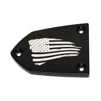 Taylor Specialties Reservoir Cover Front Brake Master Cylinder Cover Weathered Flag Style by Witchdoctor's MCC-WF