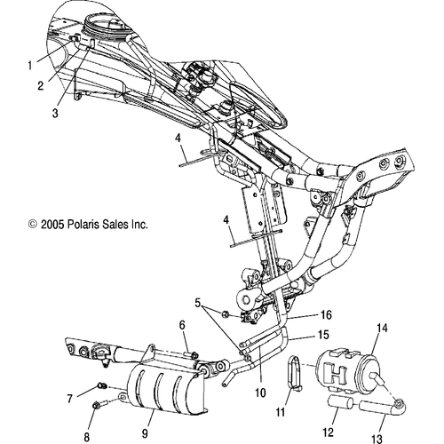 Fuel System, Evap System 2006 Victory Victory Hammer All Options V Schematic 5231