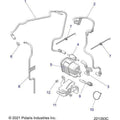 Fuel System, Evap System, Cali - 2022 Indian Scout Sixty