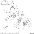 Fuel System, Fuel Clam Shell/Throttle Body All Options - 2022 Indian Chieftain Standard 116