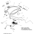 Fuel System, Fuel Tank - 2010 Victory Cross Country/Cross Roads All Options - V10Db36Da/Eb36Da