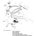Fuel System, Fuel Tank - 2012 Victory Cross Country All Options - V12Tw36/Dw36/Kw36