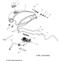 Fuel System, Fuel Tank - 2015 Victory Cross Country 8 Ball All Options - V15Da36