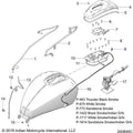 Fuel System, Fuel Tank Asm. All Options - 2020 Indian Challenger Dark Horse