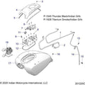 Fuel System, Fuel Tank Asm. All Options - 2021 Indian Challenger Standard