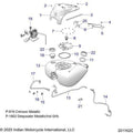 Fuel System, Fuel Tank Asm. All Options - 2021 Indian Chief Vintage Premium 116