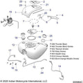Fuel System, Fuel Tank Asm. All Options - 2021 Indian Chieftain Dark Horse
