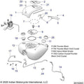 Fuel System, Fuel Tank Asm. All Options - 2021 Indian Chieftain Elite