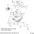 Fuel System, Fuel Tank Asm. All Options - 2021 Indian Roadmaster Limited
