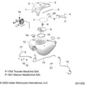 Fuel System, Fuel Tank Asm. All Options - 2021 Indian Springfield 116