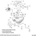 Fuel System, Fuel Tank Asm. All Options - 2021 Indian Springfield Dark Horse Intl