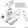 Fuel System, Fuel Tank Asm. All Options - 2022 Indian Challenger Dark Horse