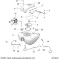 Fuel System, Fuel Tank Asm. All Options - 2022 Indian Chieftain Standard 116