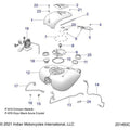 Fuel System, Fuel Tank Asm. All Options - 2022 Indian Roadmaster Premium