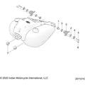 Fuel System, Fuel Tank Mounting - 2022 Indian Springfield Dark Horse