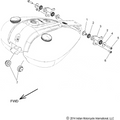 Fuel System, Fuel Tank Mounting All Options - 2015 Indian Chieftain/Roadmaster