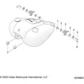 Fuel System, Fuel Tank Mounting All Options - 2021 Indian Roadmaster