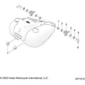 Fuel System, Fuel Tank Mounting All Options - 2021 Indian Springfield 111