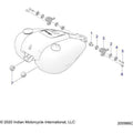 Fuel System, Fuel Tank Mounting All Options - 2022 Indian Roadmaster Premium