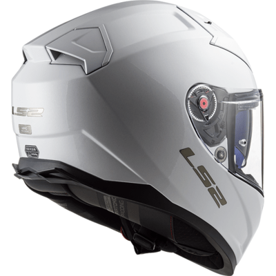 LS2 USA Full Face Helmet Full Face Street Helmet Solid - Gloss White - Citation Ii by LS2