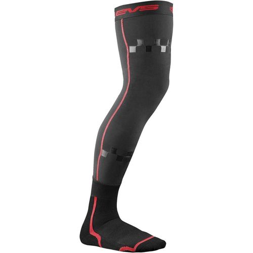 Western Powersports Socks Black/Red Fusion Socks Black/Red Youth by EVS