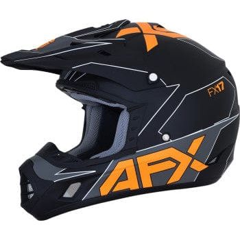 Parts Unlimited Drop Ship Full Face Helmet SM / Matte Black/Orange FX-17 Aced Helmet by AFX