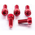 Witchdoctors Colored Bolt Kits Gas Cap Bolts Red by Witchdoctors GTL-COL-RED
