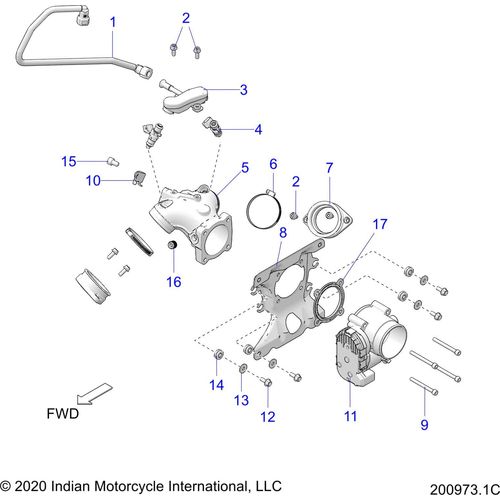 Gasket Airbox by Polaris 5634512 Airbox Gasket