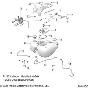 Gasket-Charge Port by Polaris 5815146 OEM Hardware