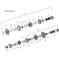 Gear, 1St Mainshaft, 38T by Polaris