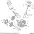 Gear Balance Shaft by Polaris 6230805 OEM Hardware