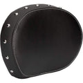 Genuine Leather Passenger Backrest Pad - Black With Studs by Indian